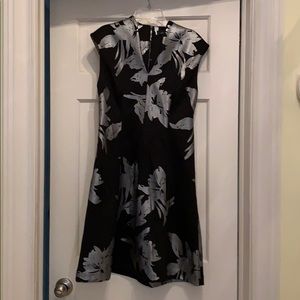 Beautiful black and silver cocktail dress
